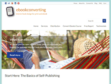 Tablet Screenshot of ebookconverting.com
